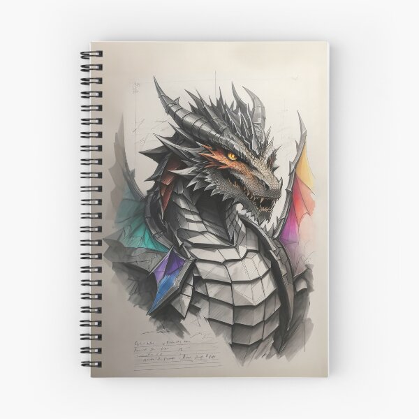 Item preview, Draconic Chronicles: A Dragon Sketch Journey designed and sold by ArtLab-store.