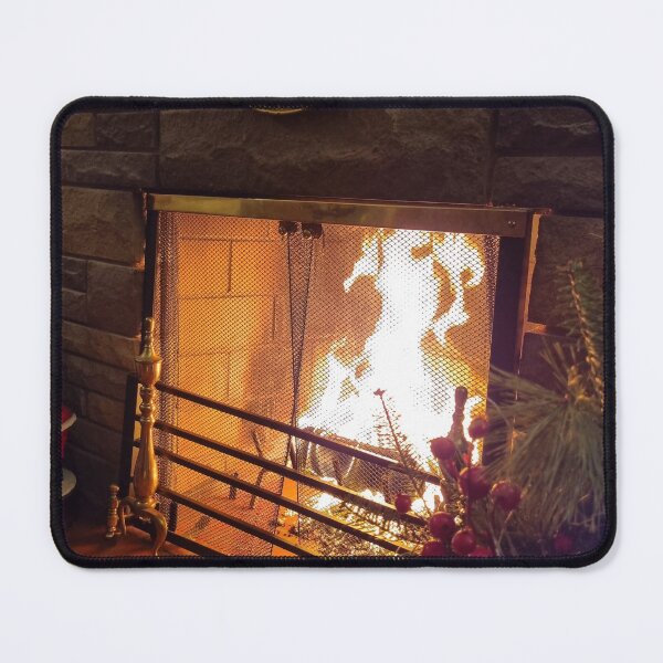 Item preview, warm home cozy winter fireplace designed and sold by chandira11.