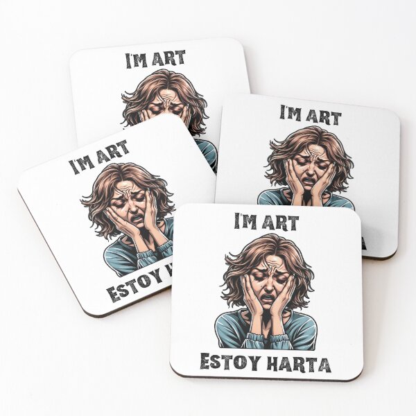 Item preview, I'm art Estoy harta designed and sold by Inspyralia.