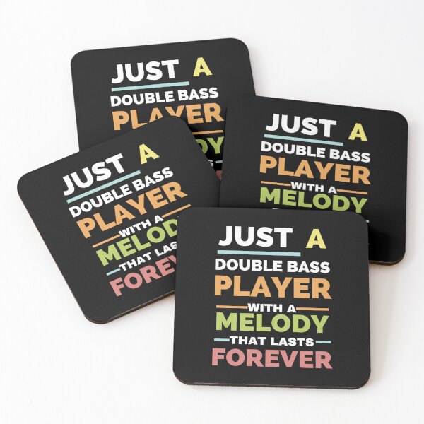 Item preview, Just a double bass player with a melody that lasts forever designed and sold by annoying-shirts.