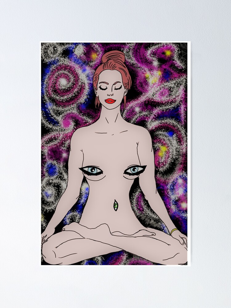 Alternate view of Woman In The Cosmos Poster