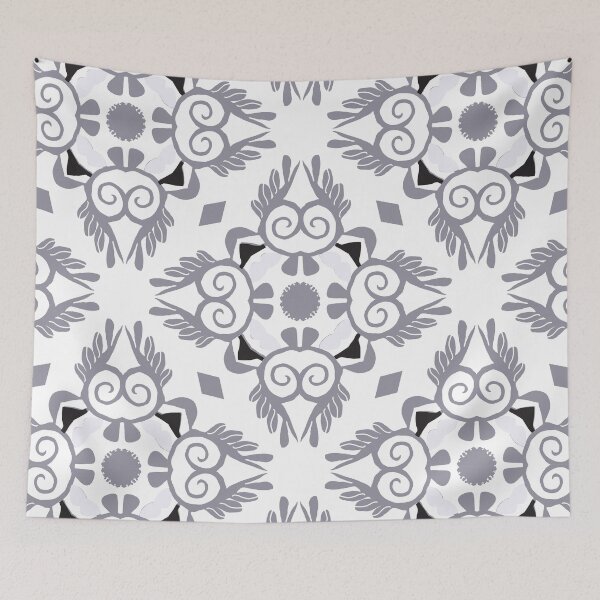 Item preview, Diamond Bohemian Silver Doodle designed and sold by Ldydesign.