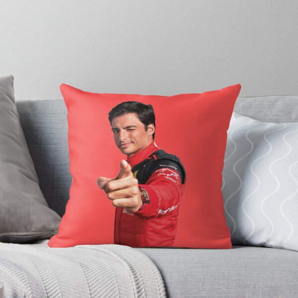 Item preview, Carlos Sainz Winking and Pointing Scuderia F1 Driver Charles Leclerc Teammate designed and sold by FormulaGTee1.