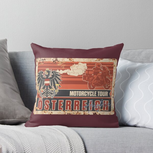 Item preview, Austria Motorcycle Tour Austrian Motorcycle Sticker T-Shirt 01 designed and sold by OuterShellUK.