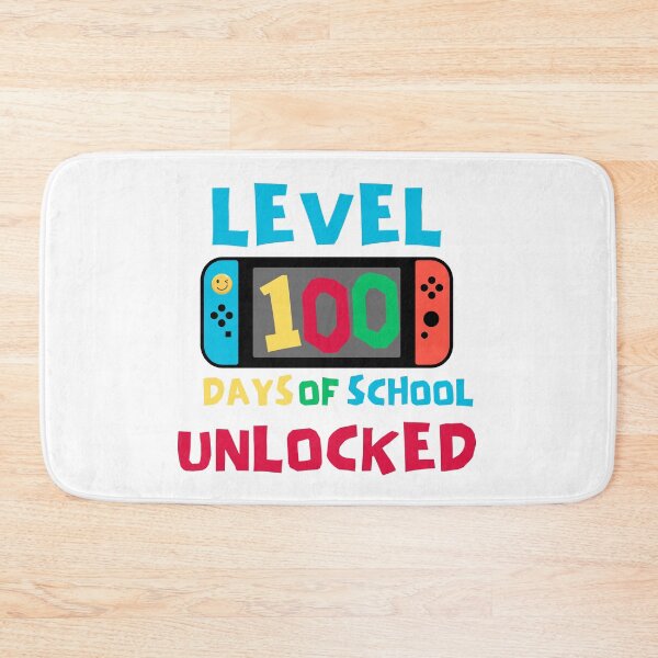 Item preview,  Level 100 Days Of School Unlocked , Level 100 Days of School Completed , Happy 100 Days of School , 100 Days Video Game , 100 Days Gamer Boys designed and sold by Creativedsigna.