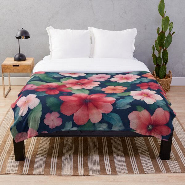 Item preview, Red tinny Flower pattern  designed and sold by RiawsShop.