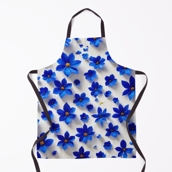 Artikelvorschau, Blaues Blumenmuster entworfen und verkauft von Bunmigraphics .