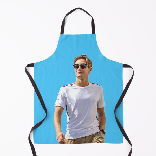 Item preview, George F1 Driver in Casual white Tee and sunglasses Lewis Hamilton's Teammate designed and sold by FormulaGTee1.
