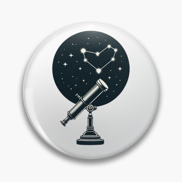 Item preview, Stargazing Hearts - Telescope to the Stars designed and sold by SADStyleDesigns.