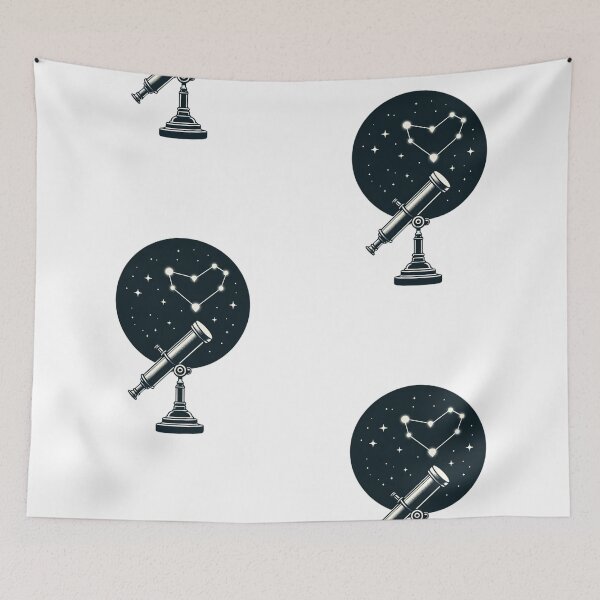 Item preview, Stargazing Hearts - Telescope to the Stars designed and sold by SADStyleDesigns.