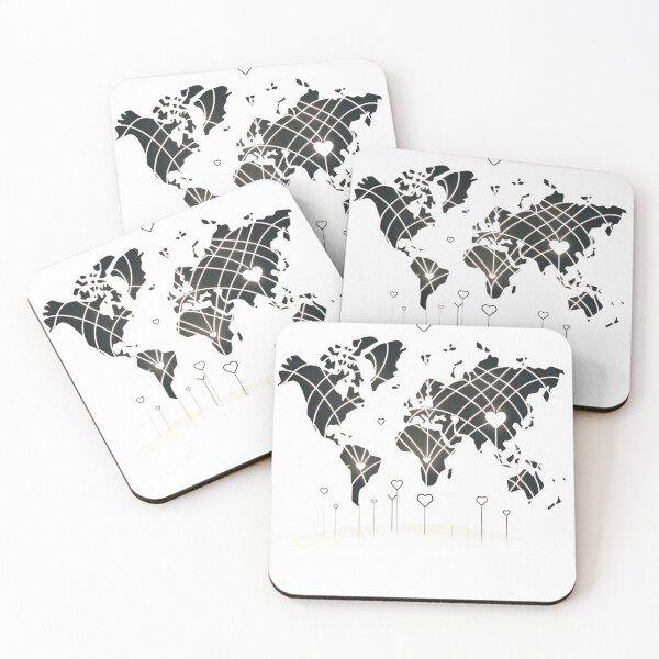 Item preview, Heartfelt Map - Love's Global Coordinates designed and sold by SADStyleDesigns.