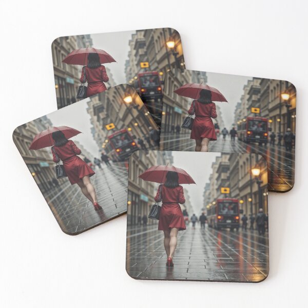 Item preview, woman in the rain designed and sold by piakestore.