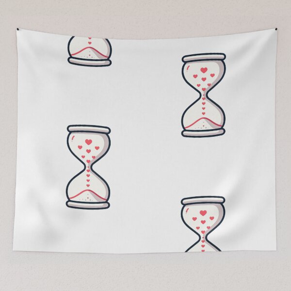 Item preview, Timeless Affection - Heart Hourglass designed and sold by SADStyleDesigns.