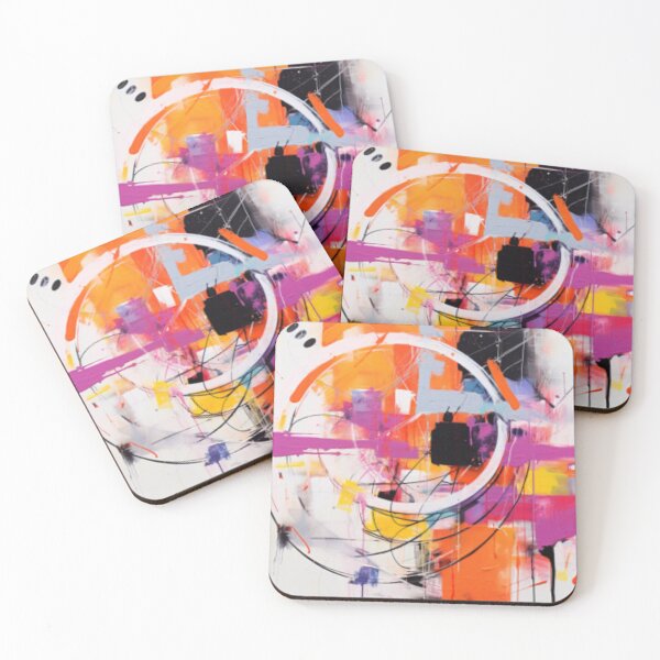 Item preview, Vibrant Modern Art Bold Abstract Eccentric geometric Design  designed and sold by NortonArt.