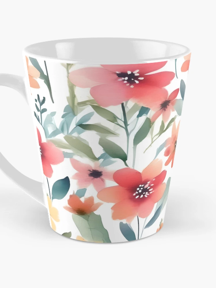 Thumbnail 3 of 4, Coffee Mug, Strong Flower pattern  designed and sold by RiawsShop.