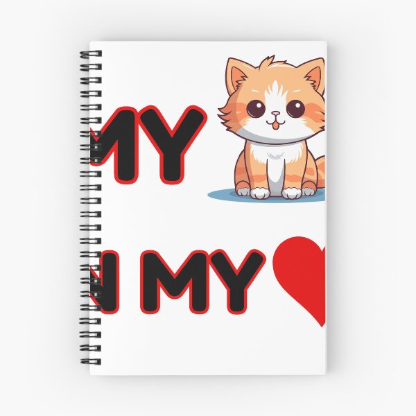 Item preview, MY CAR IN MY HEART - Cat Quotes designed and sold by Creations-by-AD.