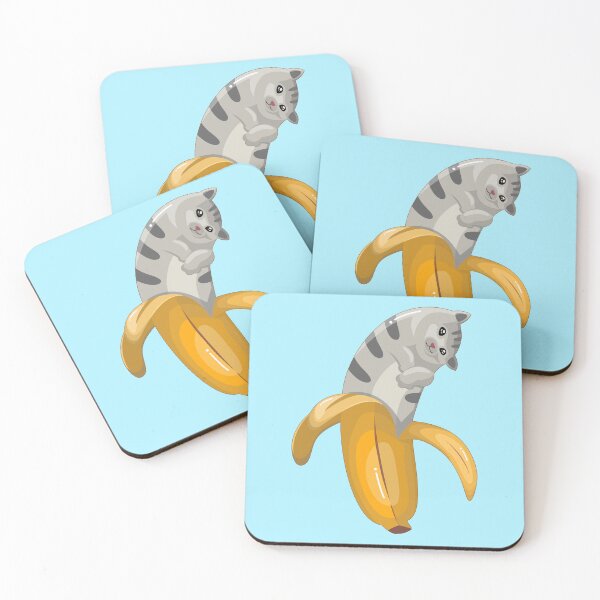 Item preview, Cute Banana Gray Tabby Cat designed and sold by ACho UnderPeak.
