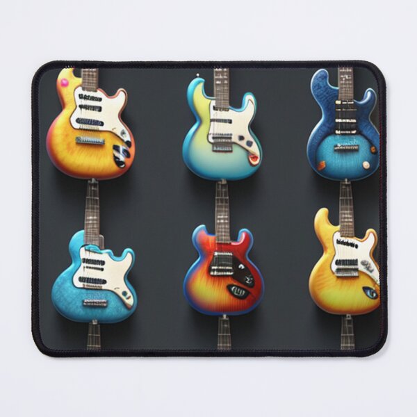 Artikelvorschau, Blaue Wildledergitarren 8706 entworfen und verkauft von 5C-Artwork.