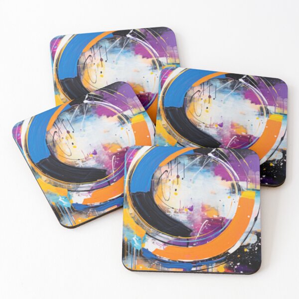 Item preview, Vibrant Modern Art Bold Abstract Eccentric geometric Design  designed and sold by NortonArt.
