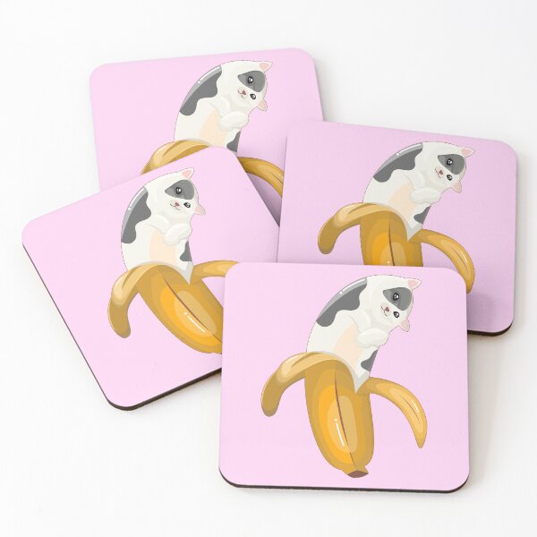 Item preview, Cute Banana Bicolor Cat designed and sold by ACho UnderPeak.