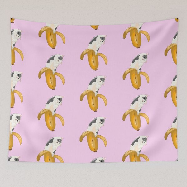 Item preview, Cute Banana Bicolor Cat designed and sold by ACho UnderPeak.