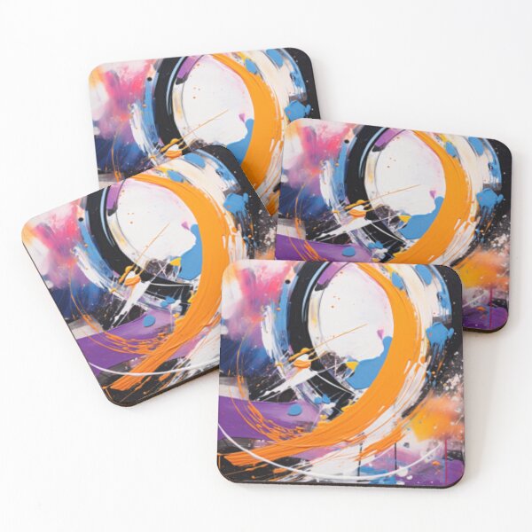 Item preview, Vibrant Modern Art Bold Abstract Eccentric geometric Design  designed and sold by NortonArt.