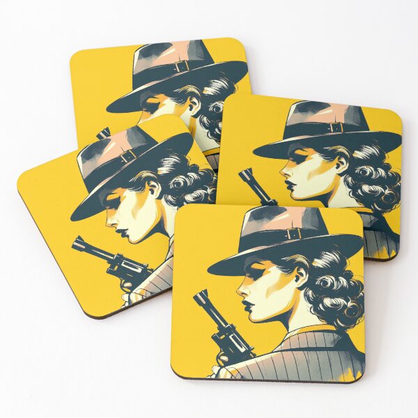 Item preview, Crime Girl Vintage [neo noir, yellow] designed and sold by RESToRAPTOR.