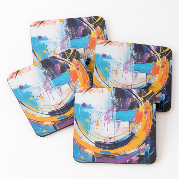 Item preview, Vibrant Modern Art Bold Abstract Eccentric geometric Design  designed and sold by NortonArt.