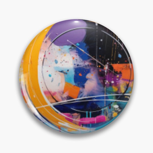 Item preview, Vibrant Modern Art Bold Abstract Eccentric geometric Design  designed and sold by NortonArt.
