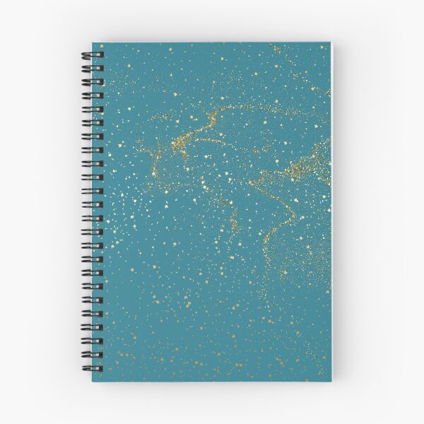 Item preview, Golden Teal Sparkly Sky designed and sold by yyolka.
