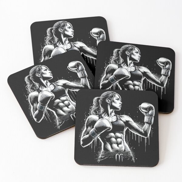 Item preview, Boxer strong woman boxing women boxing gift designed and sold by Pineapple-Tree.