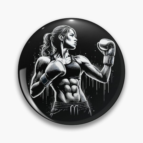Item preview, Boxer strong woman boxing women boxing gift designed and sold by Pineapple-Tree.