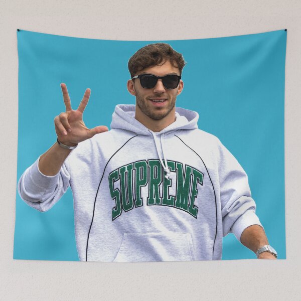 Item preview, Pierre Gasly F1 Driver in White Hoodie Alpine F1 Team Esteban Ocon Teammate designed and sold by FormulaGTee1.