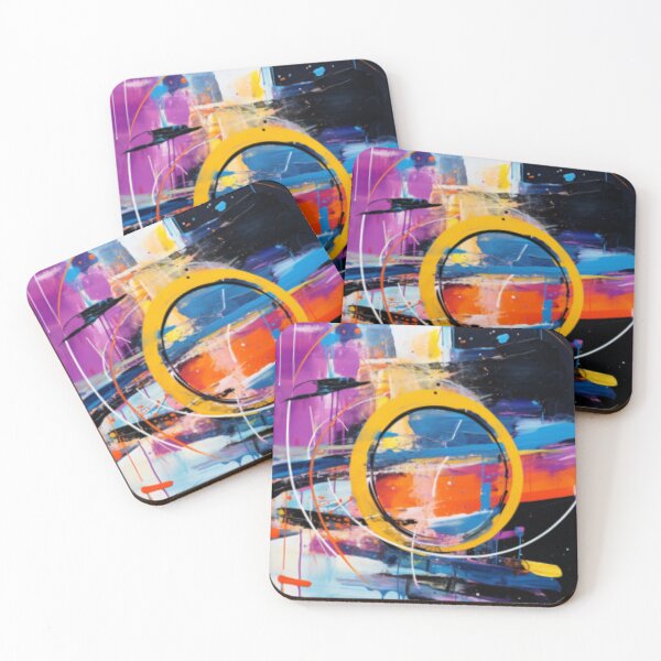 Item preview, Vibrant Modern Art Bold Abstract Eccentric geometric Design  designed and sold by NortonArt.
