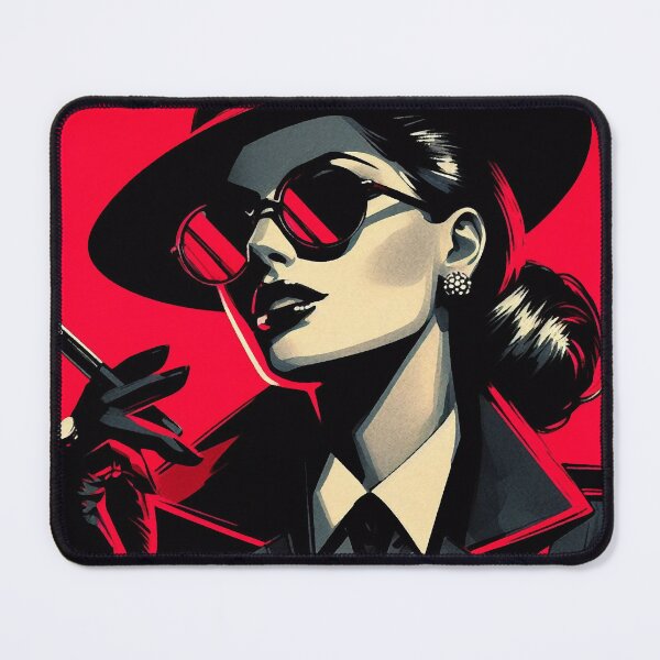 Item preview, Crime Woman Vintage [neo noir, black and red] designed and sold by RESToRAPTOR.