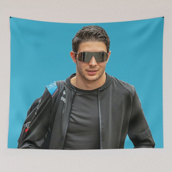 Item preview, Esteban Ocon F1 Driver Black Jacket and Sunglasses Alpine F1 Team Pierre Gasly designed and sold by FormulaGTee1.