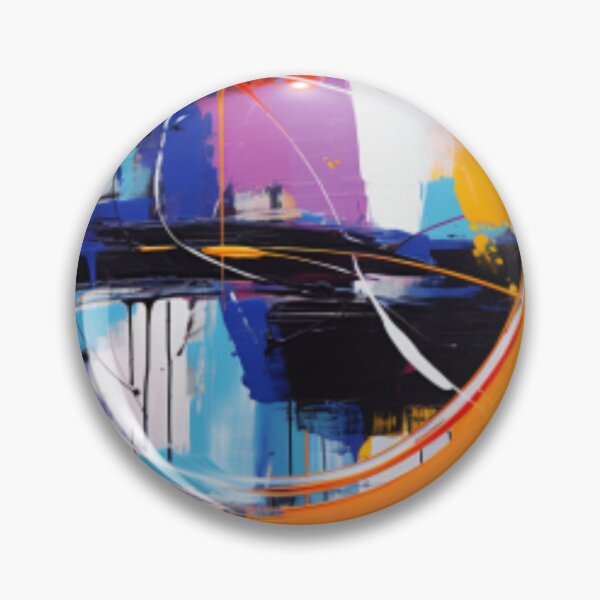 Item preview, Vibrant Modern Art Bold Abstract Eccentric geometric Design  designed and sold by NortonArt.