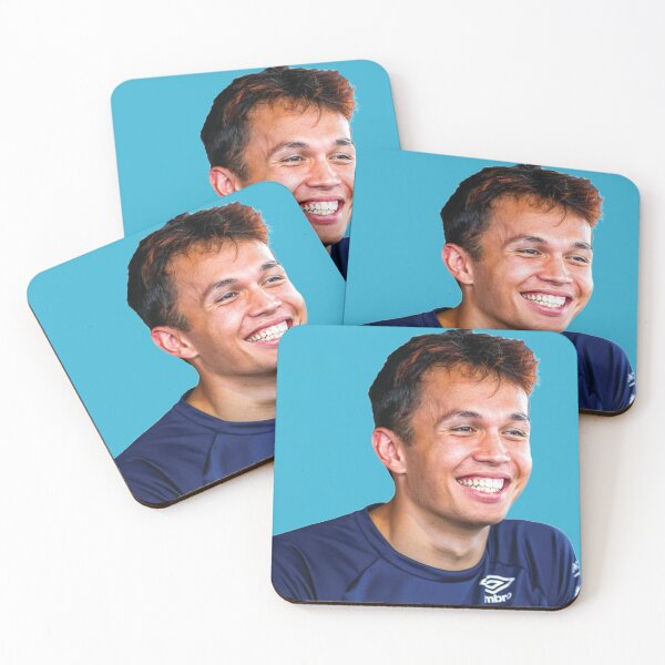 Item preview, Alex Albon F1 Driver Smiling Williams F1 Team Logan Sargeant Teammate designed and sold by FormulaGTee1.