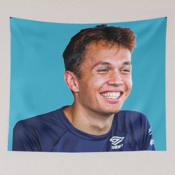 Item preview, Alex Albon F1 Driver Smiling Williams F1 Team Logan Sargeant Teammate designed and sold by FormulaGTee1.