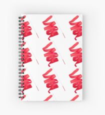Rhythmic Ribbon Print (larger version) Spiral Notebook