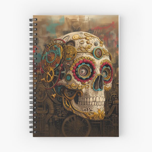 Item preview, Mechanical Steampunk Skull Design designed and sold by KatanaCreative.