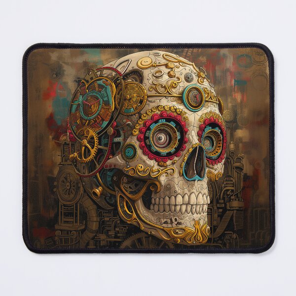 Item preview, Mechanical Steampunk Skull Design designed and sold by KatanaCreative.