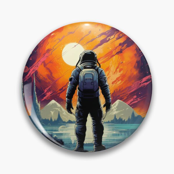 Item preview, Galaxy Astronaut At Mystery Lake designed and sold by GrinGalore.