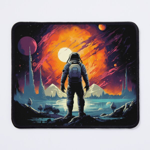 Item preview, Galaxy Astronaut At Mystery Lake designed and sold by GrinGalore.