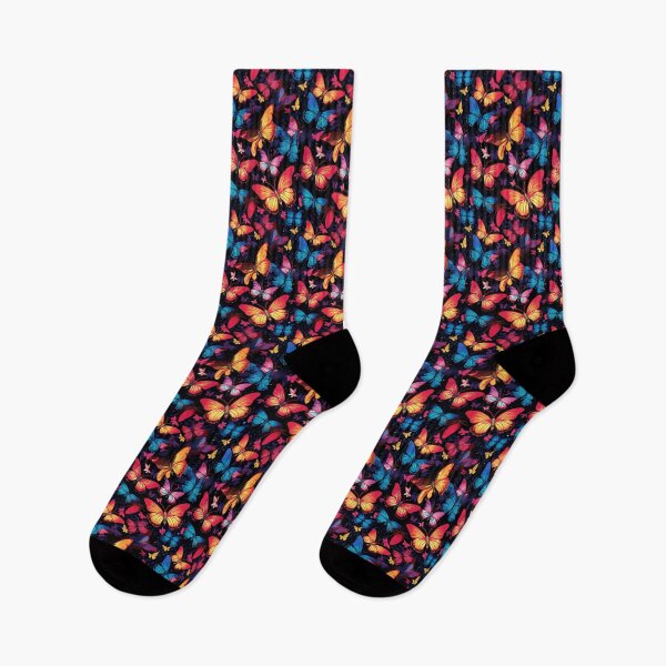 Item preview, Colorful Butterflies Pattern designed and sold by CustomPrintHub.