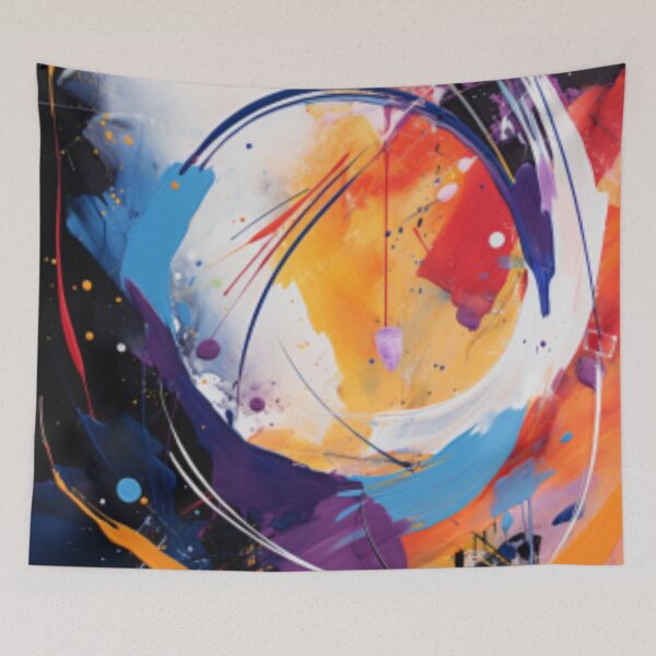 Item preview, Vibrant Modern Art Bold Abstract Eccentric geometric Design  designed and sold by NortonArt.