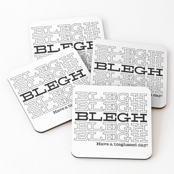 Item preview, BLEGH - Have a Bleghssed Day Retro designed and sold by BlushStoneTide.