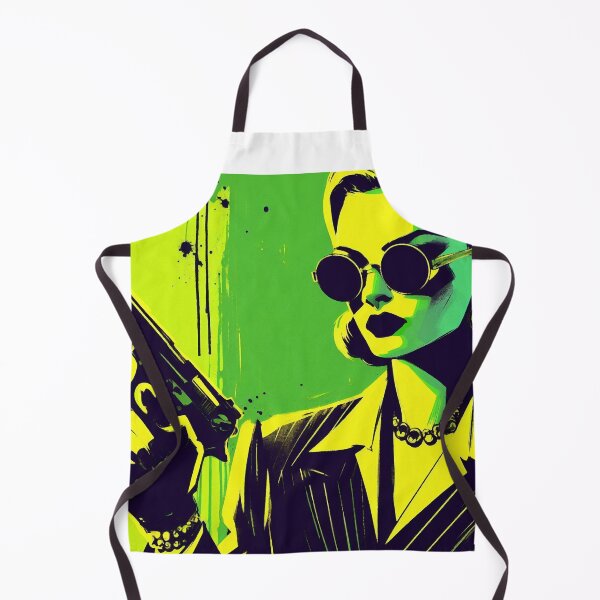 Item preview, Crime Mafia Woman Vintage [neo noir, green] designed and sold by RESToRAPTOR.