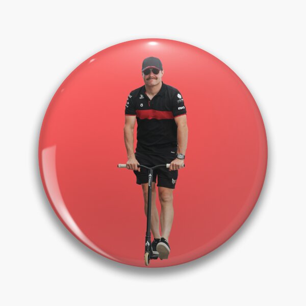 Item preview, Valtteri Bottas F1 Driver on a Scooter Alfa F1 Team Zhou Guanyu Teammate Stake designed and sold by FormulaGTee1.