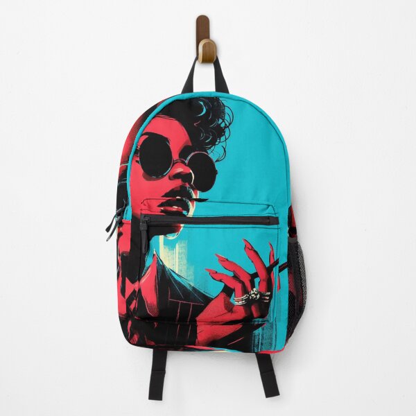 Item preview, Crime Mafia Woman [neo noir, red and cyan] designed and sold by RESToRAPTOR.
